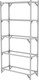 Миниатюра изображения товара Стеллаж металлический ИМпласт С 5 полками из монолитный поликарбоната / 18270 (2м)