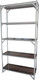 Миниатюра изображения товара Стеллаж металлический ИМпласт С 5 полками из монолитный поликарбоната / 18270 (2м)