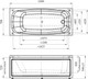 Миниатюра изображения товара Ванна акриловая Radomir Симпл 160x70 7-01-0-0-9-246