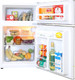 Миниатюра изображения товара Холодильник с морозильником Oursson RF0860/WH