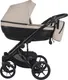 Миниатюра изображения товара Детская универсальная коляска Bexa Ideal Eco 2в1 (IE 03, черный/темно-бежевая кожа)