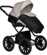 Миниатюра изображения товара Детская универсальная коляска INDIGO Mio Eco Plus 14 2 в 1 (04, черная кожа/светло-бежевая кожа)
