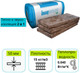 Миниатюра изображения товара Минеральная вата Knauf Insulation TS 040 Aquastatik 50x610x1300