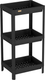 Миниатюра изображения товара Этажерка Sheffilton SHT-SS25-3 (черный пластик)