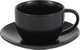 Миниатюра изображения товара Чашка с блюдцем Gipfel Noir 52181 (черный)