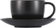 Миниатюра изображения товара Чашка с блюдцем Gipfel Noir 52181 (черный)