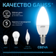 Миниатюра изображения товара Лампа Gauss Свеча 9.5W 950lm 6500К E14 LED / 103101310