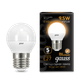 Миниатюра изображения товара Лампа Gauss Шар 9.5W 890lm 3000K E27 LED / 105102110