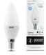Миниатюра изображения товара Лампа Gauss Elementary Свеча 6W 470lm 6500K Е14 LED / 33136