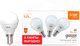 Миниатюра изображения товара Лампа Gauss Basic Шар 5.5W 525lm 3000K E14 LED / 10531152T (3шт)