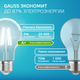 Миниатюра изображения товара Лампа Gauss Filament Elementary А60 9W 730lm 4100К Е27 LED / 22229