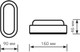 Миниатюра изображения товара Светильник ЖКХ Gauss Elementary IP65 8W 680lm 4000K 160-260V овал / 161411208