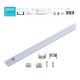 Миниатюра изображения товара Профиль для светодиодной ленты Gauss Прямой - 1m / BT410