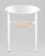 Миниатюра изображения товара Стул Stool Group Eila с подушкой PC018-C (пластик, белый)