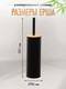Миниатюра изображения товара Ершик для унитаза FORA Dark FOR-BRUSH-1091BB (черный бамбук)
