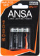 Миниатюра изображения товара Комплект батареек ANSA 1.5 V LR03/BL-4 (AAA) (4шт)