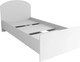 Миниатюра изображения товара Односпальная кровать ДСВ Лавис КРД 900.1 (белый/белый софт)