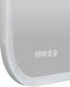 Миниатюра изображения товара Зеркало Континент Bliss LED 100х70 (с увеличительным зеркалом и часами)