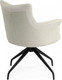 Миниатюра изображения товара Стул Woodville Kaser 360 поворотный (светло-бежевый/черный)