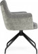 Миниатюра изображения товара Стул Woodville Kaser 360 поворотный (серый/черный)