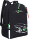 Миниатюра изображения товара Школьный рюкзак Grizzly RB-551-4 (черный/салатовый)