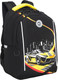 Миниатюра изображения товара Школьный рюкзак Grizzly RB-552-2 (черный/желтый)