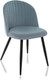 Миниатюра изображения товара Стул Woodville Gabi 1 (светло-голубой/черный)