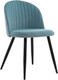 Миниатюра изображения товара Стул Woodville Gabi 1 (светло-голубой/черный)