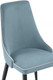 Миниатюра изображения товара Стул Woodville Kora 1 (светло-голубой/черный)