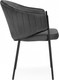 Миниатюра изображения товара Стул Woodville Kortni (темно-серый/черный)
