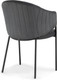 Миниатюра изображения товара Стул Woodville Kortni (темно-серый/черный)