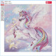 Миниатюра изображения товара Набор алмазной вышивки Феникс+ Волшебный единорог / 68598