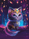 Миниатюра изображения товара Набор алмазной вышивки Феникс+ Волшебный кот / 68621