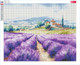 Миниатюра изображения товара Набор алмазной вышивки Феникс+ Лавандовое поле / 68643
