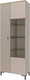 Миниатюра изображения товара Шкаф с витриной Stolline Тоскана со стеклом / 535.10 (кашемир серый)