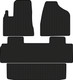 Миниатюра изображения товара Комплект ковриков для авто Alicosta 2307_1 для Kia Carnival II Минивэн/VQ +3/4 ряд (EVA соты, черный)