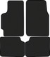 Миниатюра изображения товара Комплект ковриков для авто Alicosta 2324_1 для Kia Shuma 2001-2004 (EVA соты, черный)