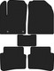 Миниатюра изображения товара Комплект ковриков для авто Alicosta 2325_1 для Kia Sonet I SUV/QY 2020-2024 (EVA соты, черный)