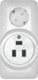 Миниатюра изображения товара Розетка Systeme (Schneider) Electric Прима RA32-211R-B