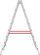 Миниатюра изображения товара Лестница-стремянка Новая Высота NV 5120 / 5120208 / 6120208 