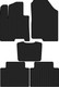 Миниатюра изображения товара Комплект ковриков для авто Alicosta 2339_1 для Kia Sportage V SUV/NQ5 2021-н.в. (EVA соты, черный)