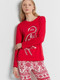 Миниатюра изображения товара Пижама Mark Formelle 592510 (р.164/170-92-98, красный/новогодний орнамент)