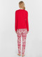 Миниатюра изображения товара Пижама Mark Formelle 592510 (р.164/170-92-98, красный/новогодний орнамент)
