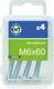 Миниатюра изображения товара Винт ЕКТ Мебельный 6х60 / B006660 (4шт)