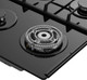 Миниатюра изображения товара Газовая варочная панель MEFERI MGH604BK Glass Power