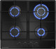 Миниатюра изображения товара Газовая варочная панель MEFERI MGH604BK Glass Power