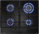 Миниатюра изображения товара Газовая варочная панель MEFERI MGH604BK Glass Power