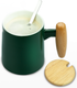 Миниатюра изображения товара Кружка с ложкой Solmax&Home TW06828 (зеленый)
