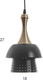 Миниатюра изображения товара Потолочный светильник BayerLux Джек / 10531014 (бронза/черный)