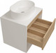 Миниатюра изображения товара Тумба под умывальник Teymi Ritta 55см / T60537 (белый/дуб)
